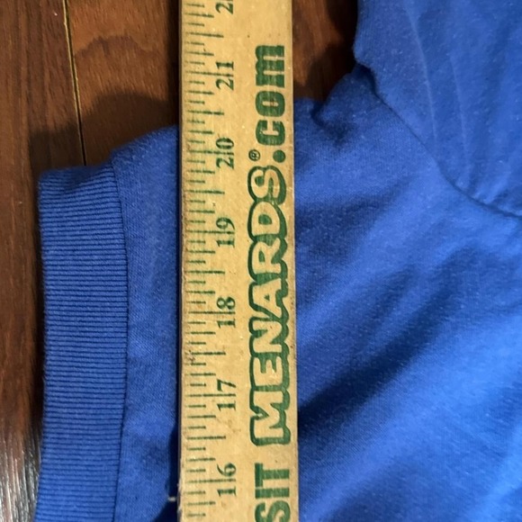 Vintage 80s Levi's Blue Olympics USA Short Sleeve Hoodie Size Mens Medium - Picture 4 of 5